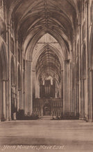 Load image into Gallery viewer, Yorkshire Postcard - York Minster - Nave East - Mo’s Postcards 
