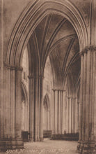 Load image into Gallery viewer, Yorkshire Postcard - York Minster - Across Nave - Mo’s Postcards 
