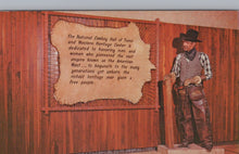 Load image into Gallery viewer, America Postcard - National Cowboy Hall of Fame, Route 66, Oklahoma City, Oklahoma - Mo’s Postcards 
