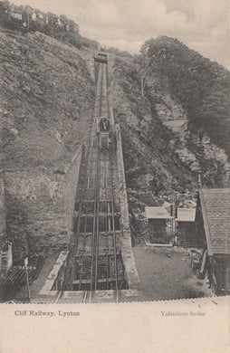 Devon Postcard - Cliff Railway, Lynton - Mo’s Postcards 