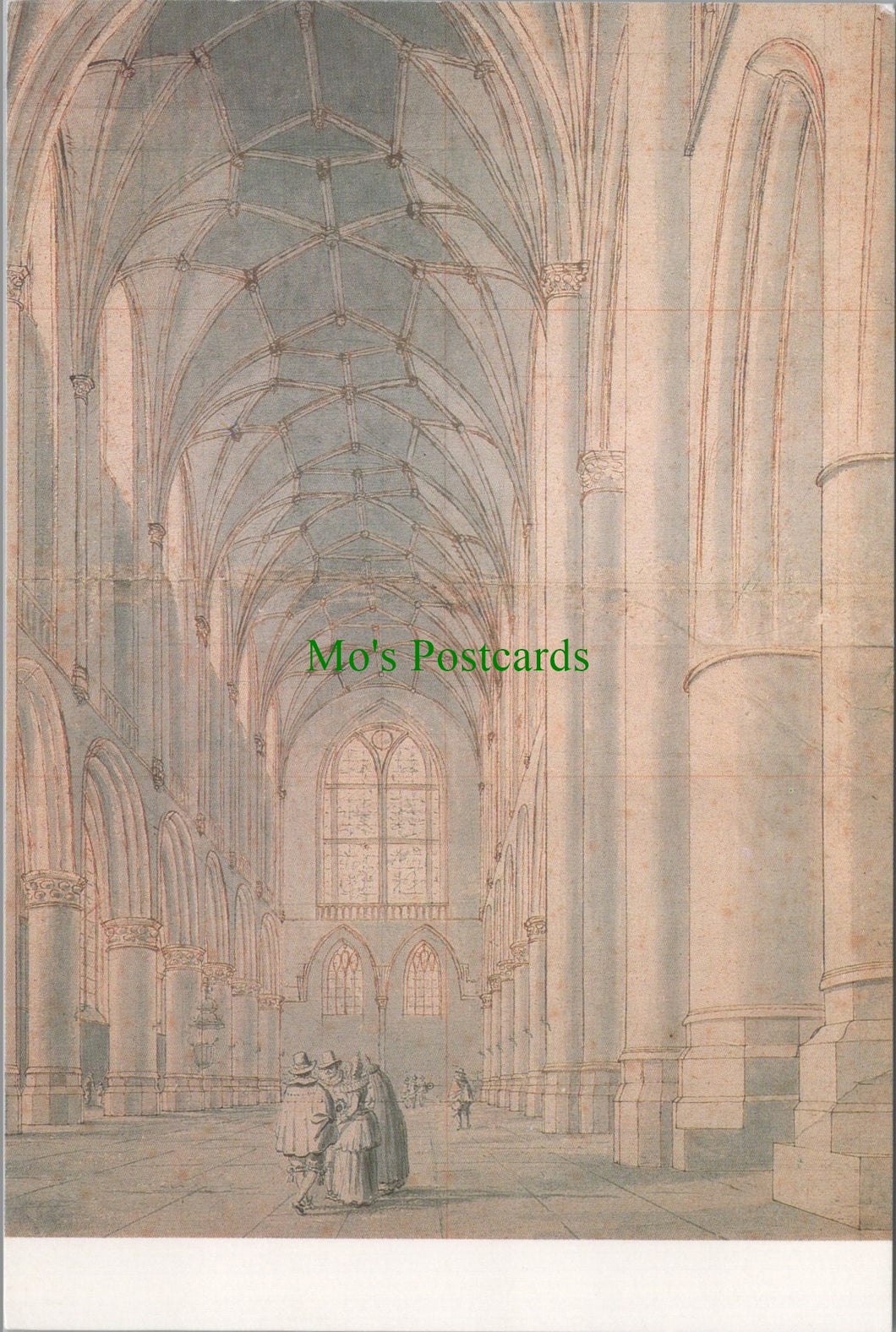 Art Postcard - Saint Bavo Cathedral, Haarlem