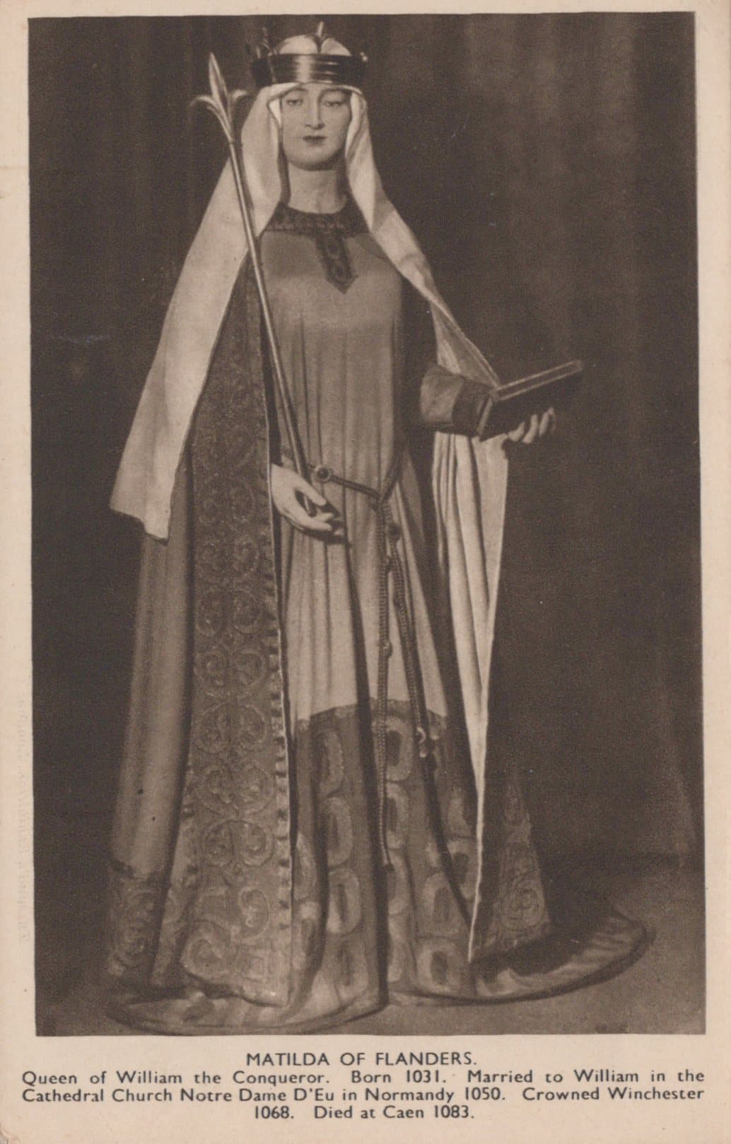 Royalty Postcard - Matilda of Flanders - 