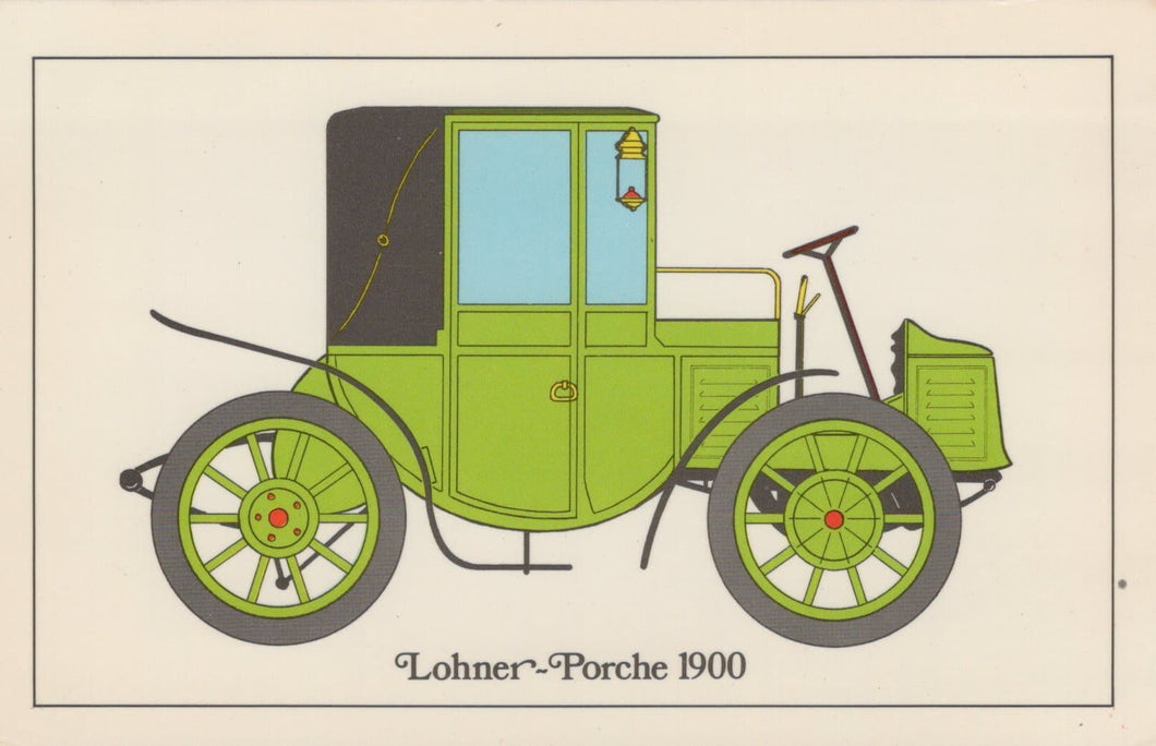 Vintage Cars Postcard - Lohner-Porsche, Austria, 1900 - Mo’s Postcards 