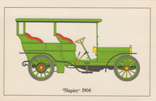 Load image into Gallery viewer, Vintage Cars Postcard - Napier, Great Britain, 1904 - Mo’s Postcards 
