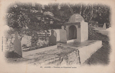 Algeria Postcard - Alger - Tombes Au Cimetiere Arabe - Mo’s Postcards 