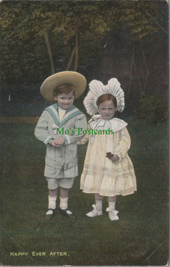 Children Postcard - Boy & Girl - Happy Ever After