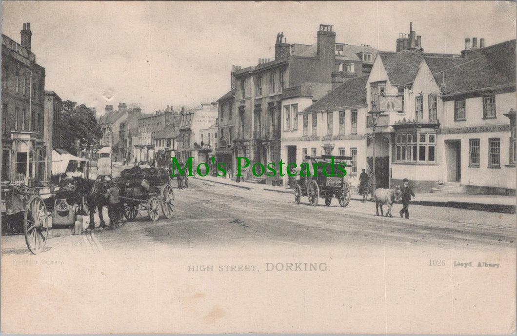Surrey Postcard - High Street, Dorking