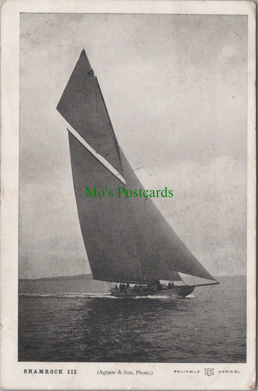 Sports Postcard - Yachting - Shamrock III