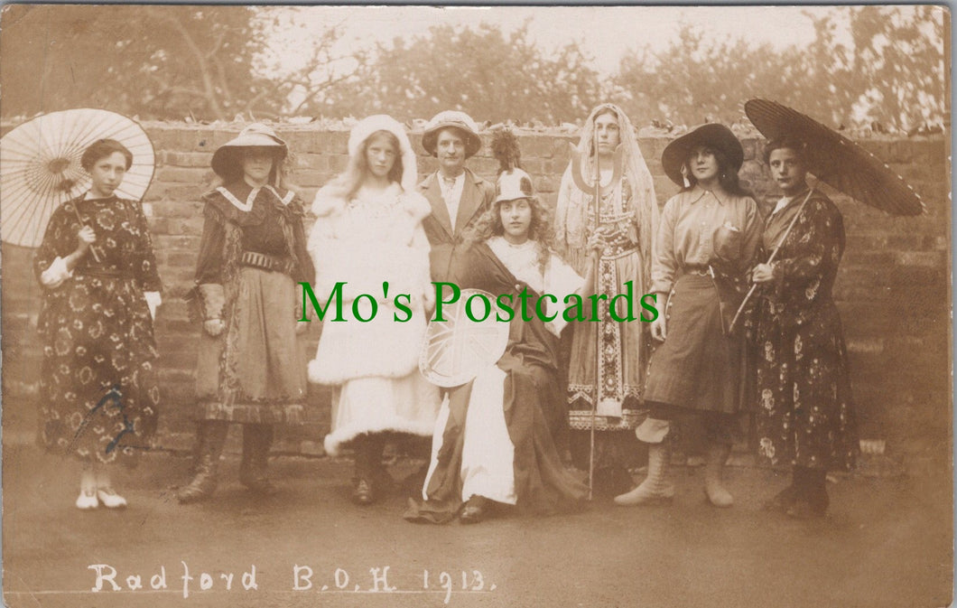 Theatrical Postcard - Radford B.O.H.1913, Oxfordshire?