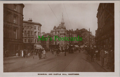 Memorial and Castle Hill, Hastings, Sussex