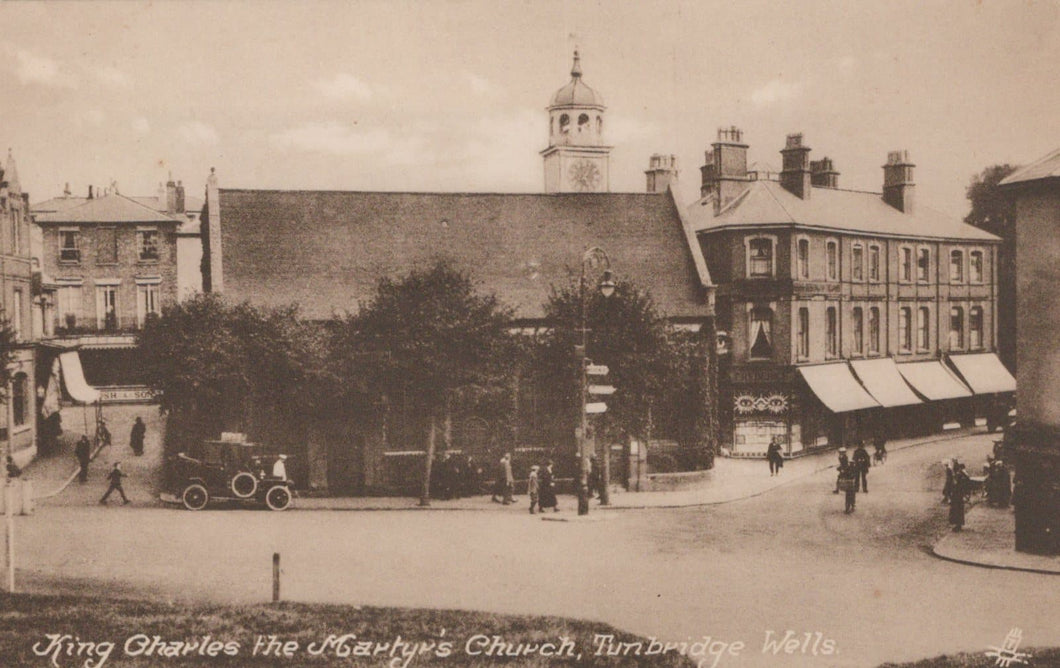 Kent Postcard - King Charles The Martyr's Church, Tunbridge Wells - Mo’s Postcards 