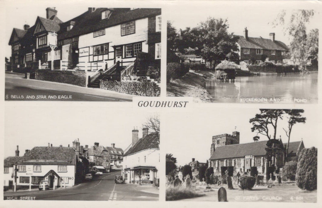 Kent Postcard - Views of Goudhurst - Mo’s Postcards 