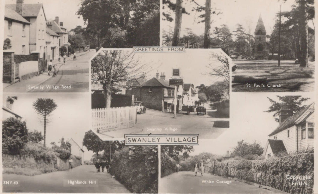 Kent Postcard - Greetings From Swanley Village, 1959 - Mo’s Postcards 