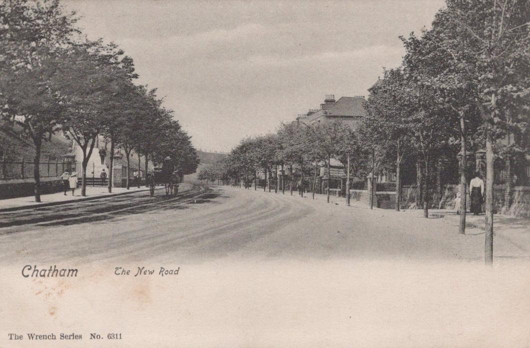 Kent Postcard - The New Road, Chatham, 1906 - Mo’s Postcards 