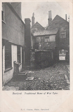Kent Postcard - Dartford - Traditional Home of Wat Tyler, 1904 - Mo’s Postcards 