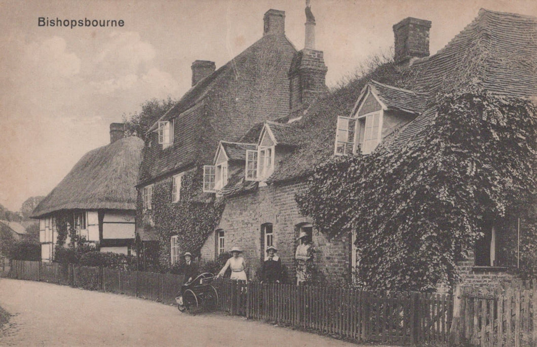 Kent Postcard - Bishopsbourne Village - Mo’s Postcards 