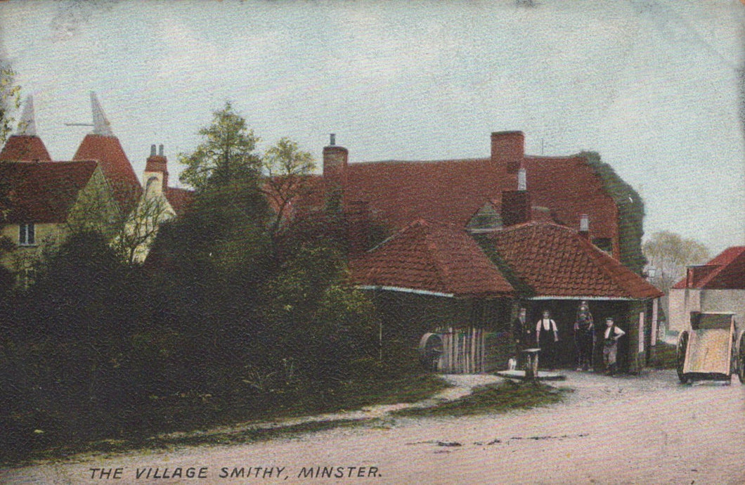 Kent Postcard - The Village Smithy, Minster - Mo’s Postcards 