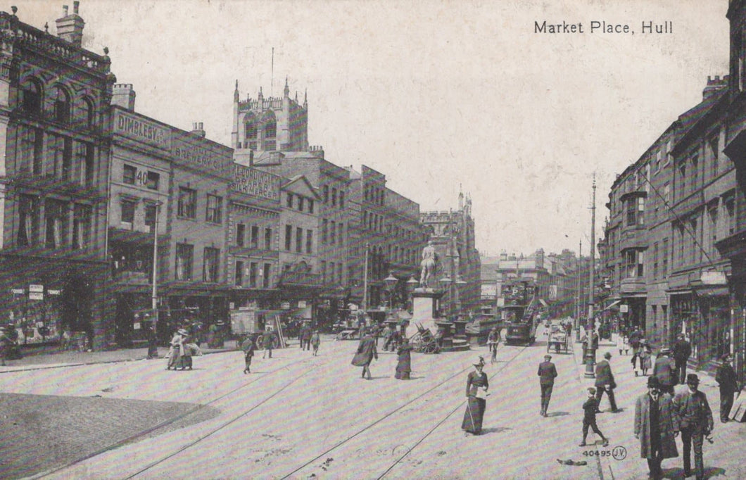 Yorkshire Postcard - Market Place, Hull - Mo’s Postcards 