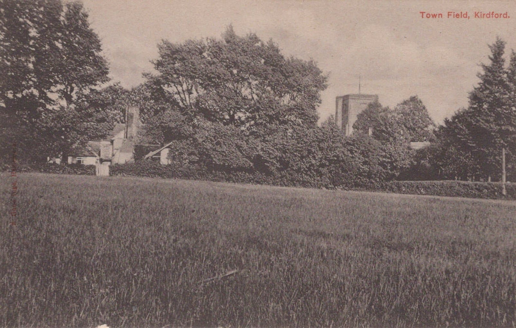 Sussex Postcard - Town Field, Kirdford - Mo’s Postcards 