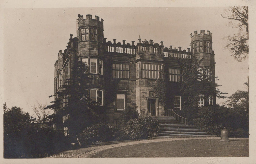 Yorkshire Postcard - Heath Old Hall, 1911 - Mo’s Postcards 