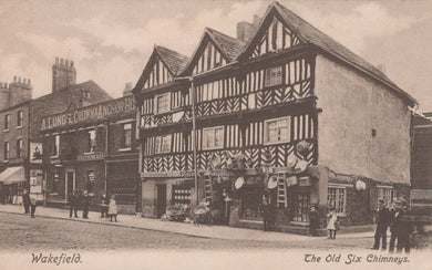 Yorkshire Postcard - Wakefield - The Old Six Chimneys - Mo’s Postcards 