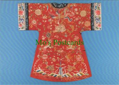 V & A Museum Postcard - Chinese Lady's Robe
