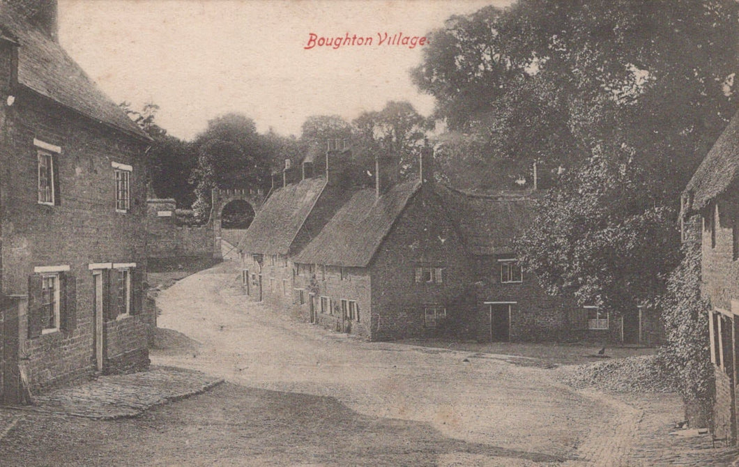 Northamptonshire Postcard - Boughton Village - Mo’s Postcards 