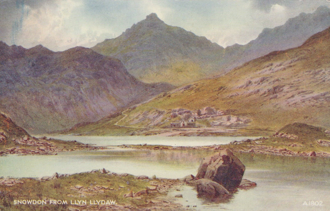 Wales Postcard - Snowdon From Llyn Llydaw - Mo’s Postcards 