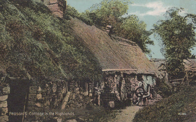 Scotland Postcard - Peasant's Cottage In The Highlands - Mo’s Postcards 