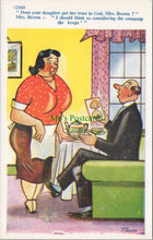 Load image into Gallery viewer, Comic Postcard - Religion / Vicar / Daughter
