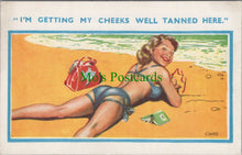 Load image into Gallery viewer, Comic Postcard - Beach / Sunbathing / Tan
