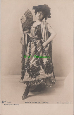 Actress Postcard - Miss Violet Lloyd