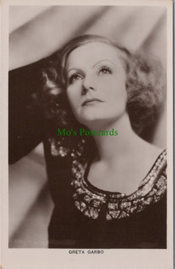 Actress Postcard - Film Actress Greta Garbo