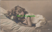Load image into Gallery viewer, Children Postcard - Girl With Her Toys
