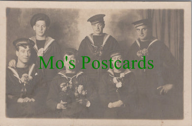 Naval Postcard - HMS Calliope Sailors