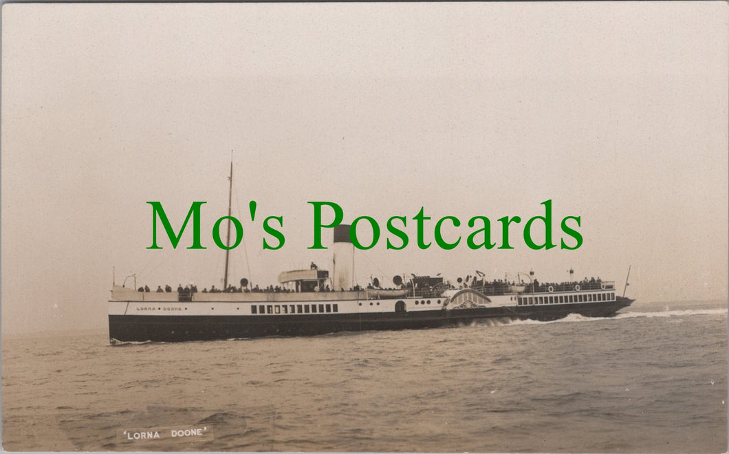 Paddle Steamer 'Lorna Doone'