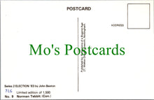 Load image into Gallery viewer, Politics Postcard, Election 1983, Politician Norman Tebbit
