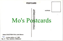Load image into Gallery viewer, Politics Postcard, Election 1983, Politician Roy Jenkins
