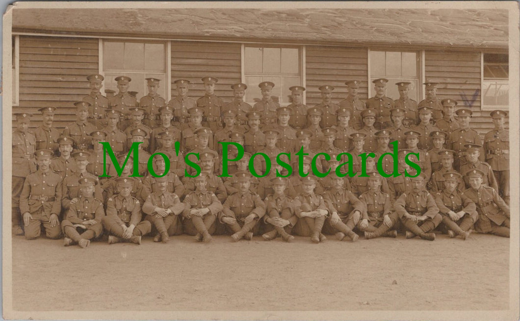 Military Postcard - Group of British Soldiers