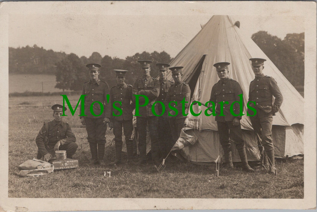 Military Postcard - 'A'Coy, The Welsh Regiment