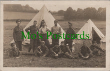 Load image into Gallery viewer, Military Postcard - British Soldiers at a Bordon Camp
