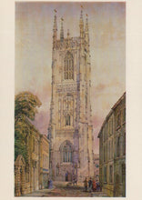 Load image into Gallery viewer, Derbyshire Postcard - The Tower of All Saints Church From St Mary&#39;s Gate, Derby Art Gallery - Mo’s Postcards 

