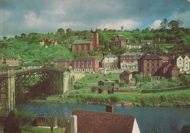 Shropshire Postcard - Ironbridge Gorge Museum Trust - Ironbridge Showing The Church - Mo’s Postcards 