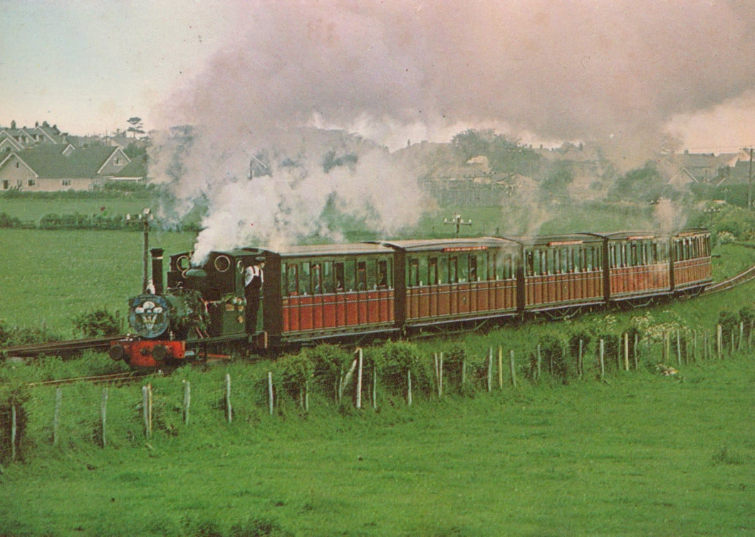 Railways Postcard - The Inaugural Train To Nant Gwernol in May 1976, Was Hauled By 