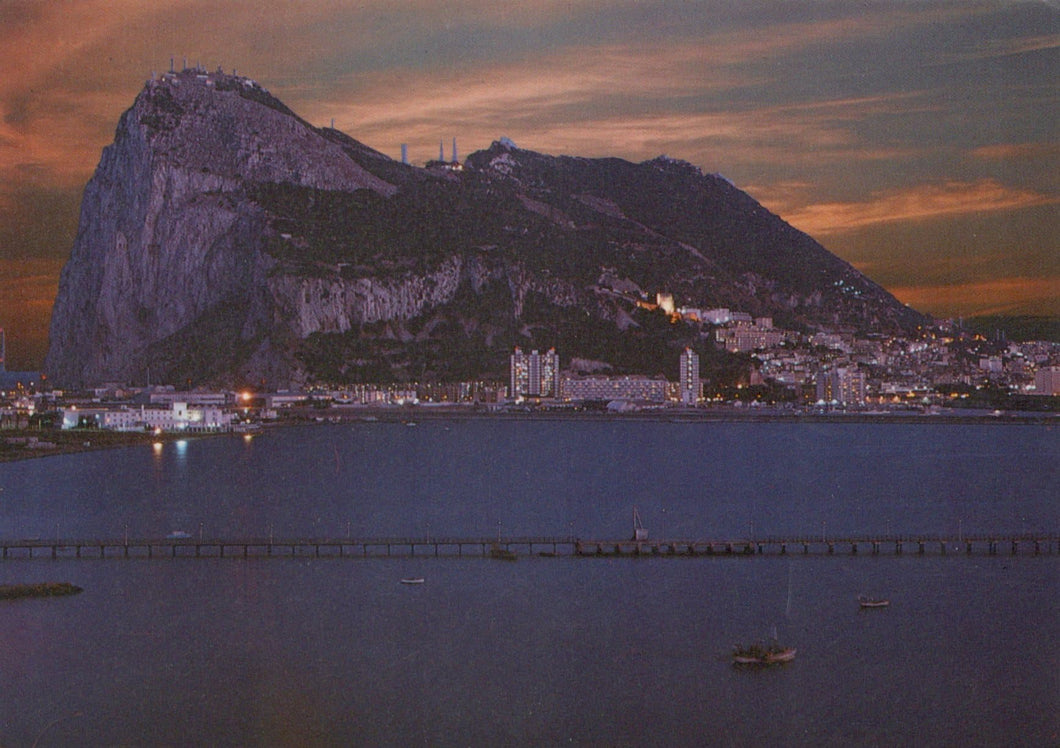 Gibraltar Postcard - Penon De Gibraltar - Mo’s Postcards 