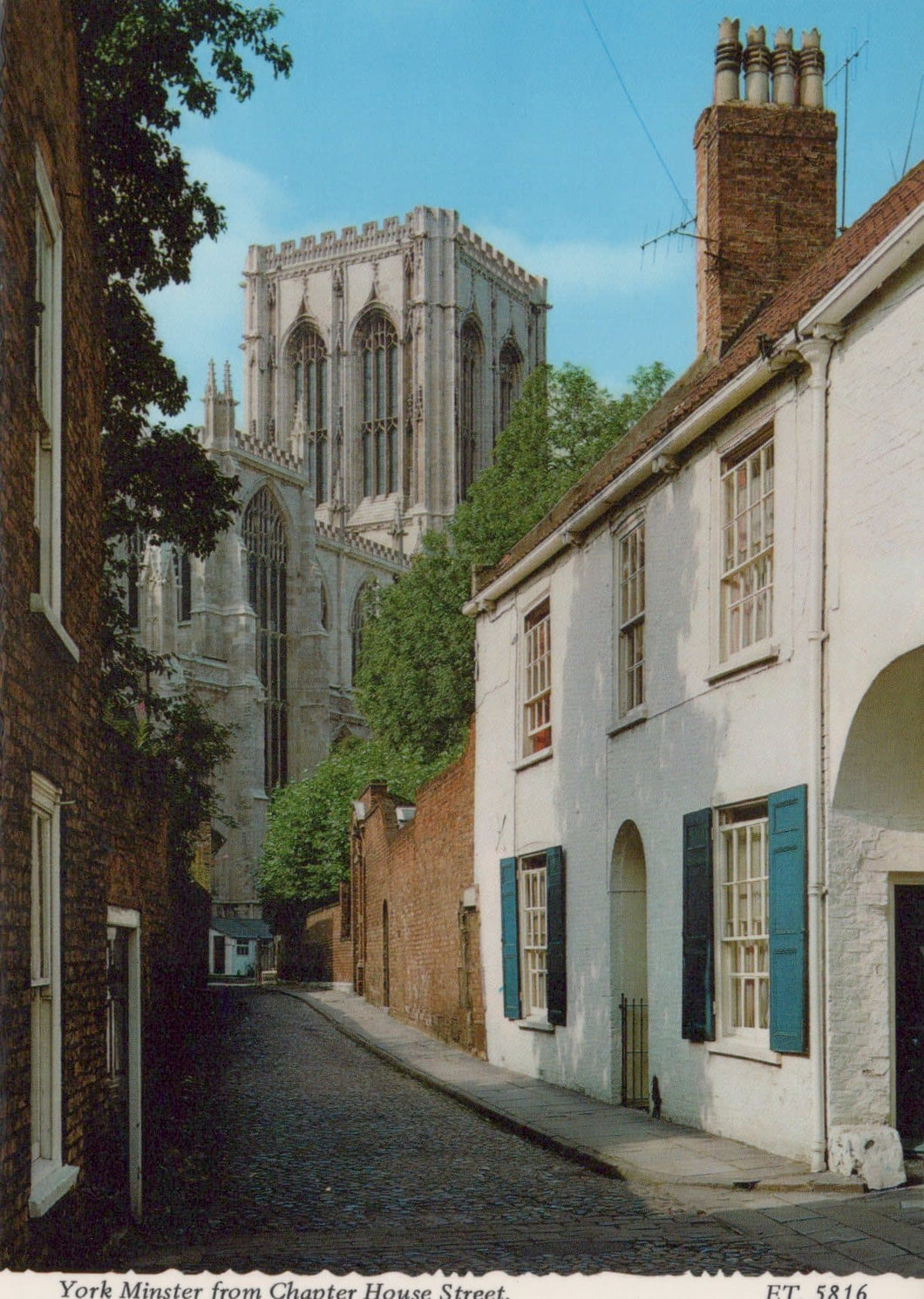 Yorkshire Postcard - York Minster From Chapter House Street - Mo’s Postcards 