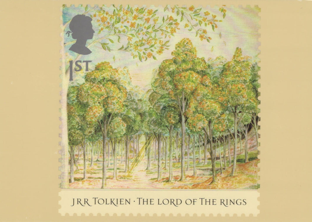 Royal Mail Postcard - J.R.R.Tolkien - The Lord of The Rings Stamp Design - Mo’s Postcards 