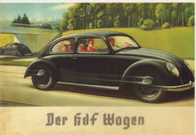 Load image into Gallery viewer, Road Transport Postcard - Volkswagen on The Motorway - Mo’s Postcards 
