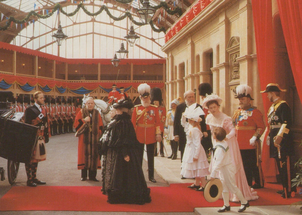 Exhibition Postcard - Queen Victoria and Her Royal Guests, Madame Tussaud's - Mo’s Postcards 
