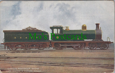 Railway Postcard - Express Passenger Engine